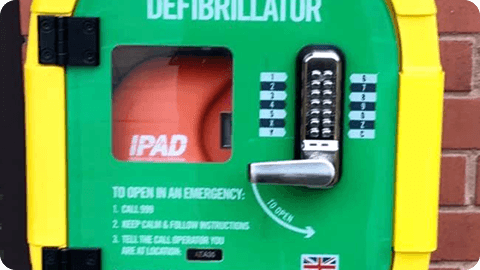 Defibs (AED), all going to helping save local lives